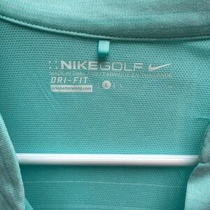 Nike Golf aquamarine top size L